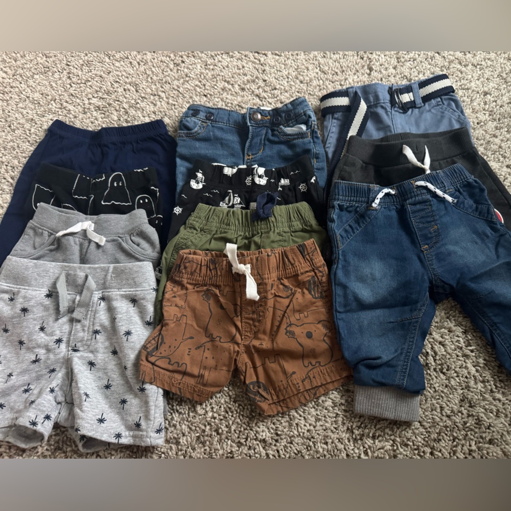 Baby boy 0-6 months pants and shorts